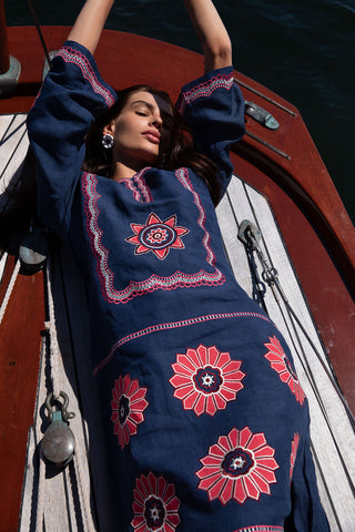 Navy Olivia Kaftan