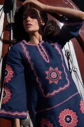 Navy Olivia Kaftan