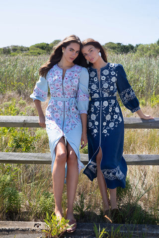 Chambray Blythe Belted Dress