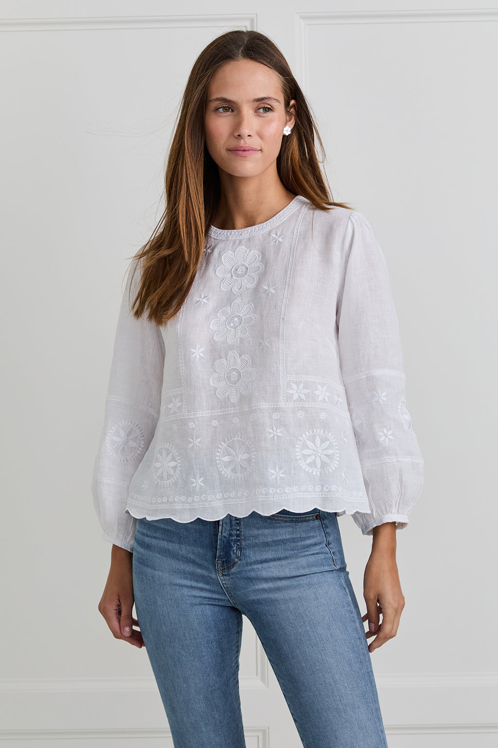 ASHA by Ashley McCormick Pearl Olivia Blouse – Asha By ADM