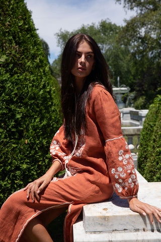 Rust Bohemia Dress