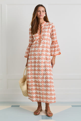 Rust Cockleshells Kaftan