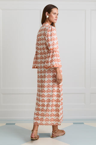 Rust Cockleshells Kaftan