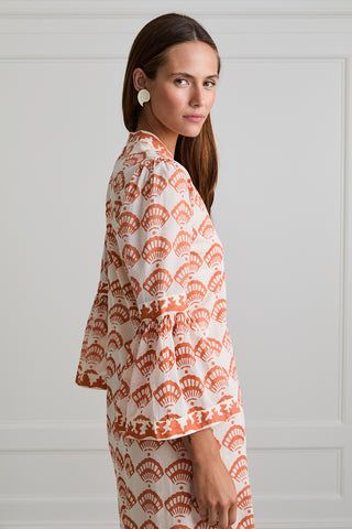 Rust Cockleshells Kaftan