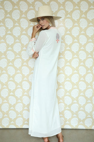 Saffron Medallion Kaftan