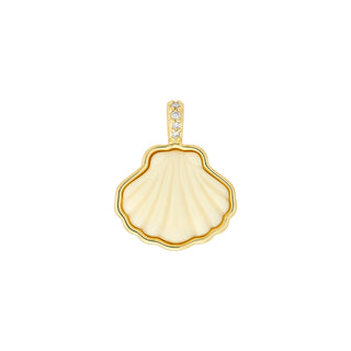 Sankaty Scallop Charm - Ivory