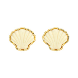 Sankaty Scallop Stud - Ivory