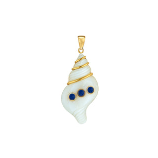 Seashell Charm - Lapis