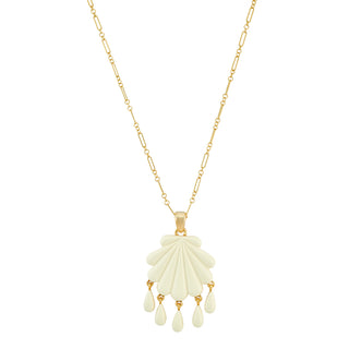 Sirena Pendant + Mixed Link Chain 30"