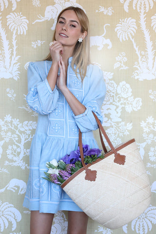 Sky Meadow Flounce Dress