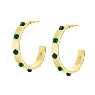 Stella Hoop - Malachite