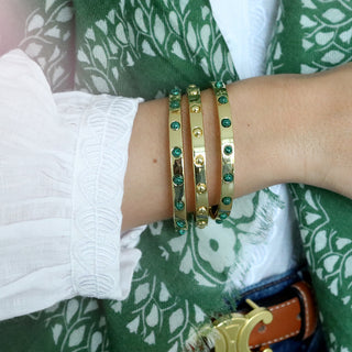 Stella Bangle - Malachite