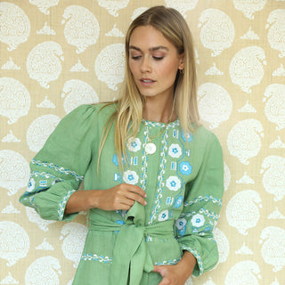 Sunflower Pendant MOP/TQ