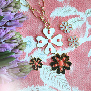 Talitha Pendant - Coral