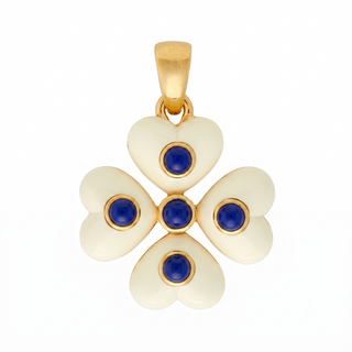 Trefle Pendant - Lapis