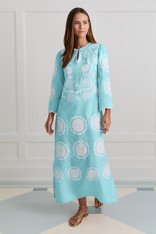 Turquoise Alice Kaftan