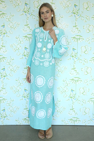 Turquoise Alice Kaftan