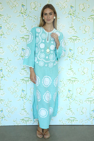 Turquoise Alice Kaftan