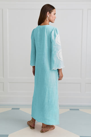 Turquoise Alice Kaftan