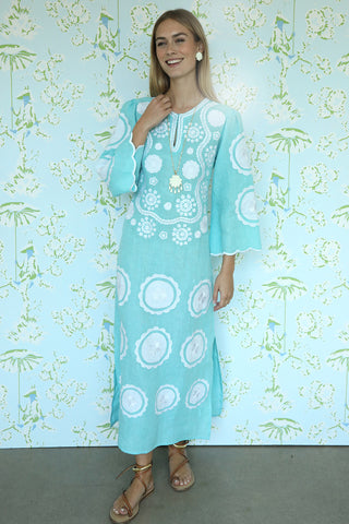 Turquoise Alice Kaftan
