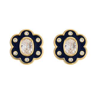 Willow Stud - Navy