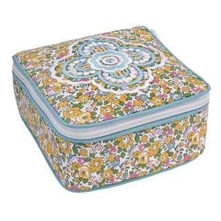 Yellow Liberty Willow Jewelry Pouch