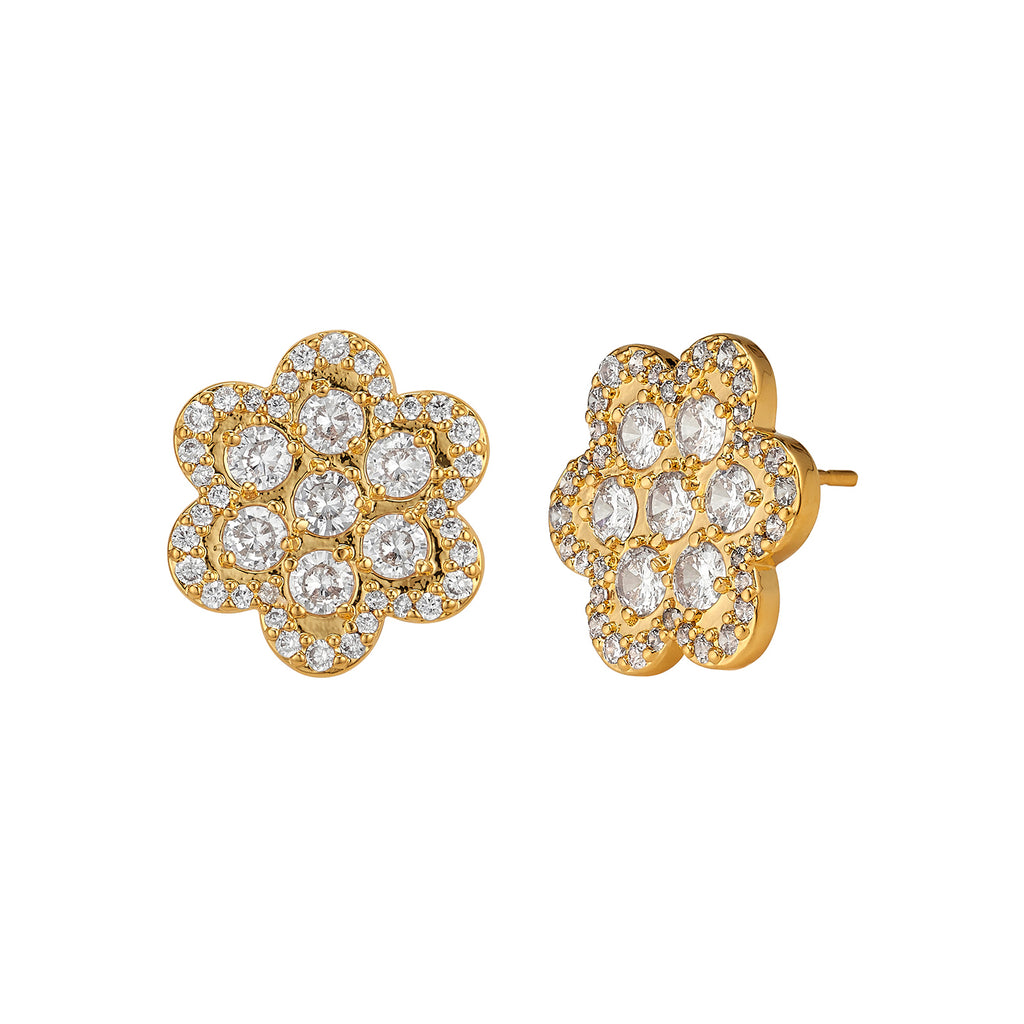 ASHA by Ashley McCormick Delphine Pave Stud – Asha By ADM