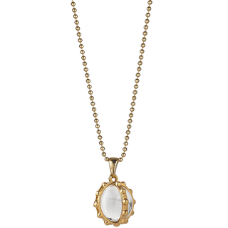 Oxford Charm + Beaded Chain 30"