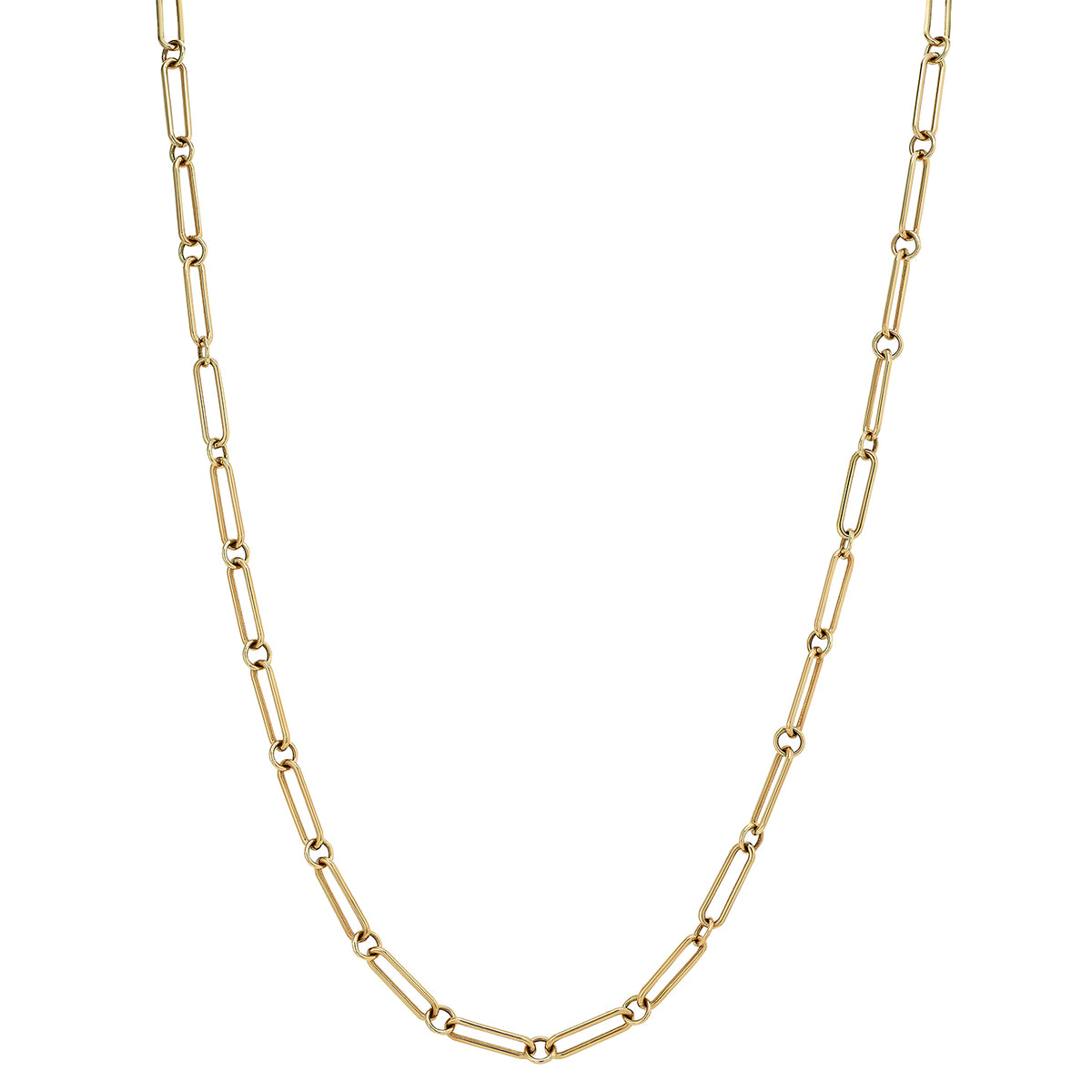 Gold 18" Paperclip Chain
