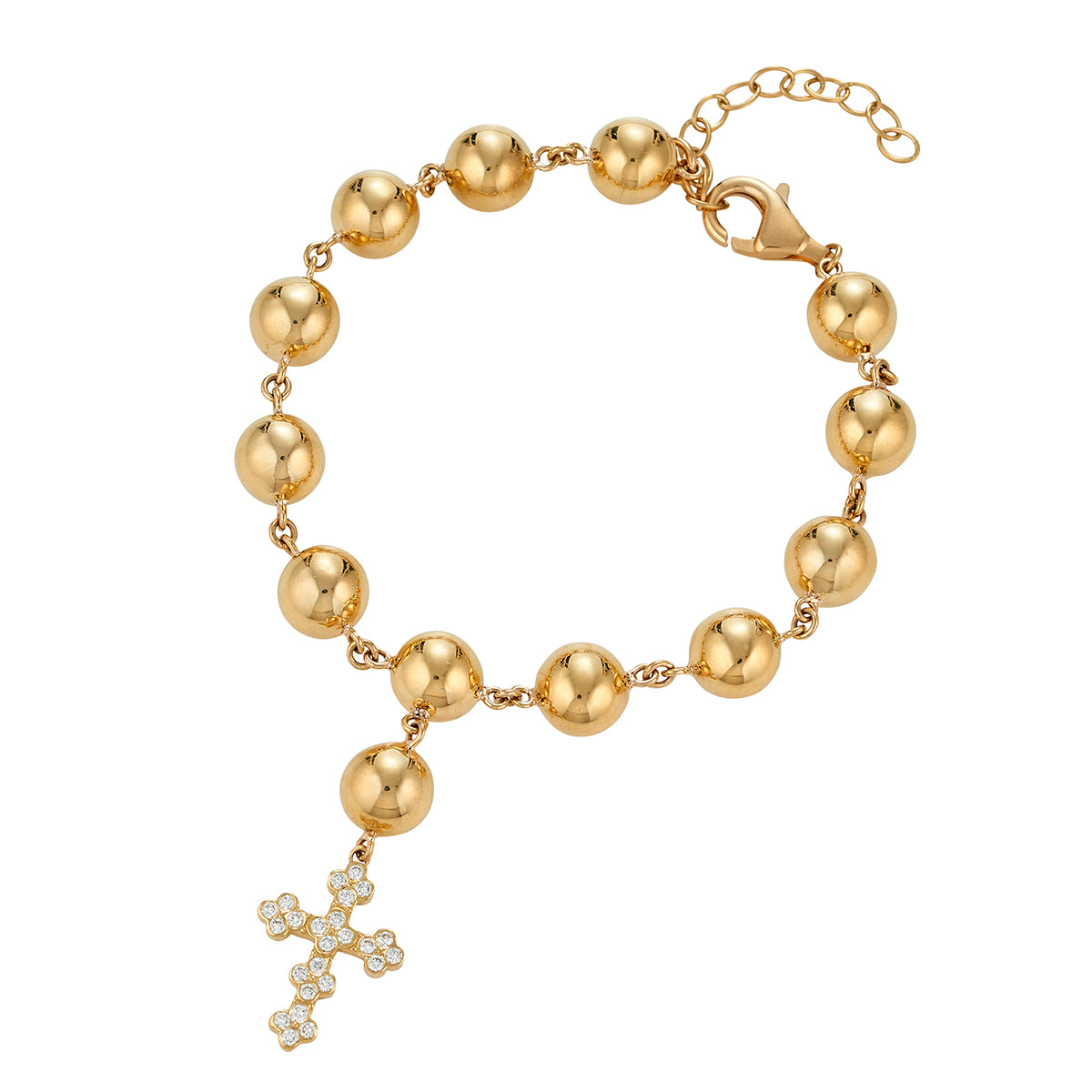 Buy Gold Rosary Bracelet Gold Anklet Ankle Black Rosary Bracelets Crucifix  Cross Jewelry Women High Quality Christian Catholic Gift for Her Online in  India - Etsy