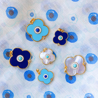 Lapis Evil Eye Charm LG