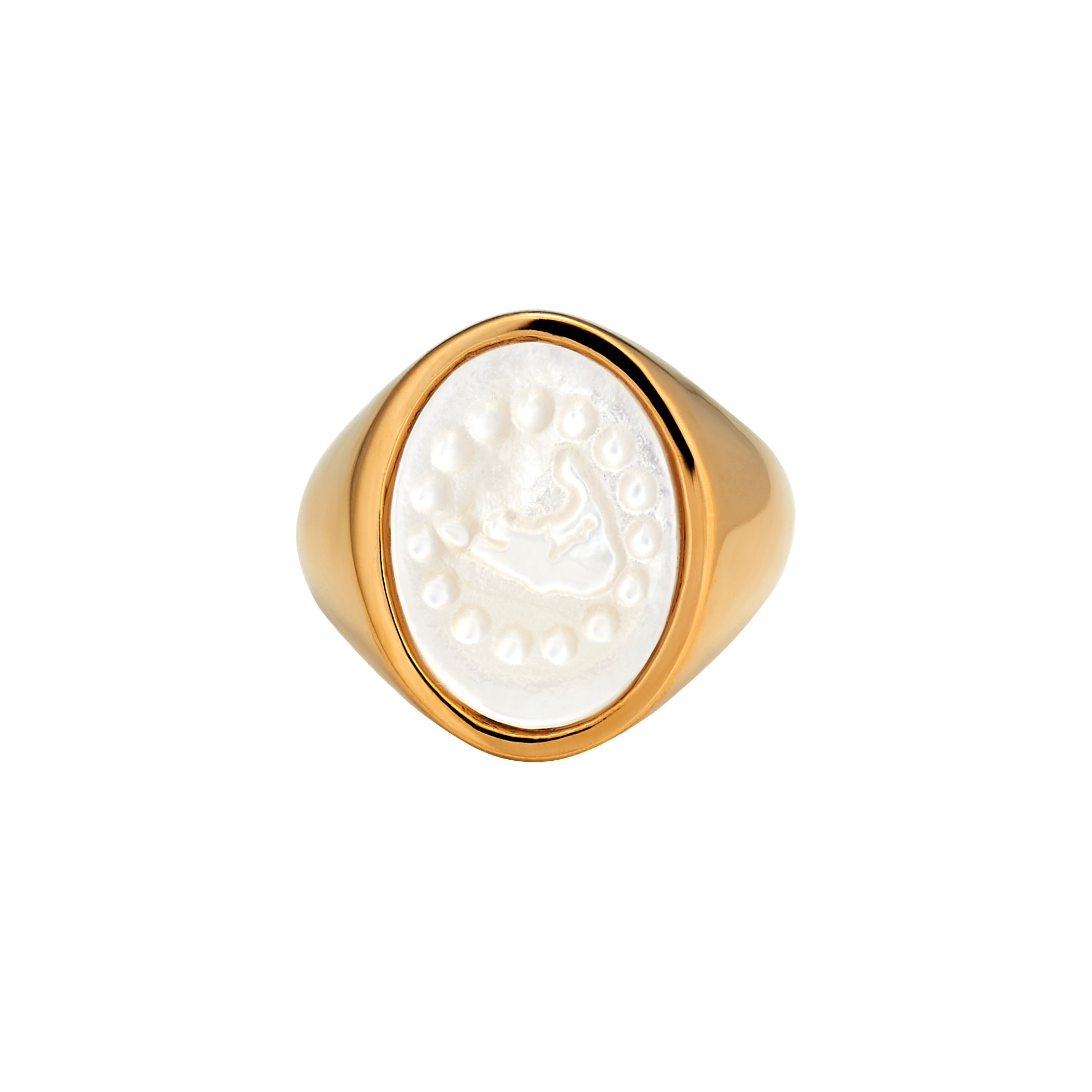 Nantucket Crest Pinky Ring