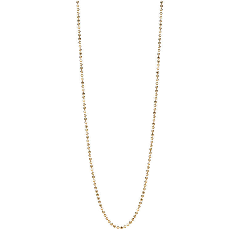 Gold 30" Beaded Chain